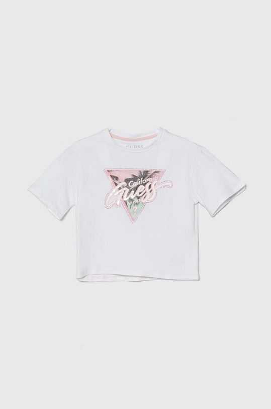 Guess t-shirt dziecięcy z elastanem biały J4GI26.K6YW1.PPYH