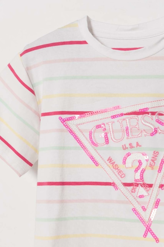 Дівчинка Дитяча футболка Guess J4GI42.K9NE1.PPYH білий