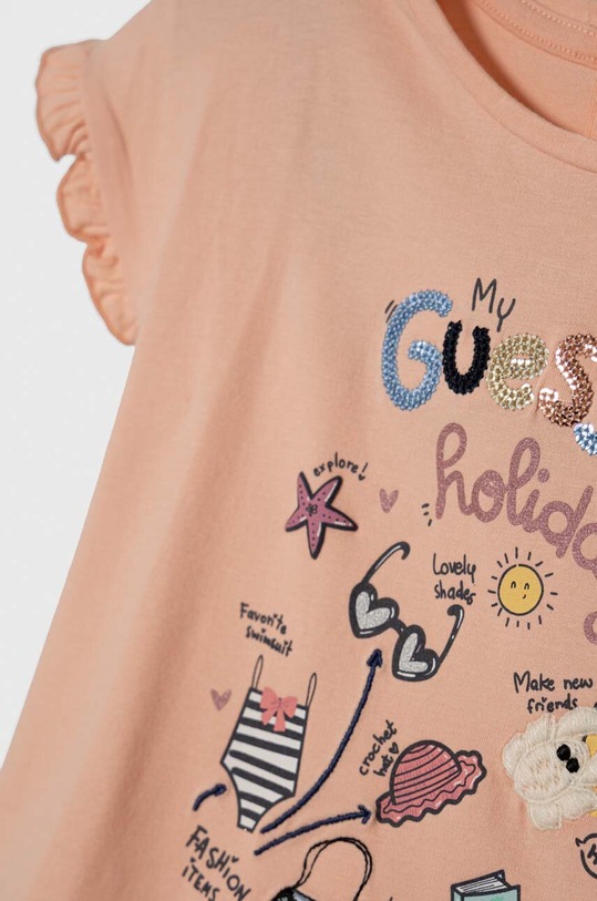 DÍVKA Dětské tričko Guess K4GI08.K6YW4.PPYH oranžová
