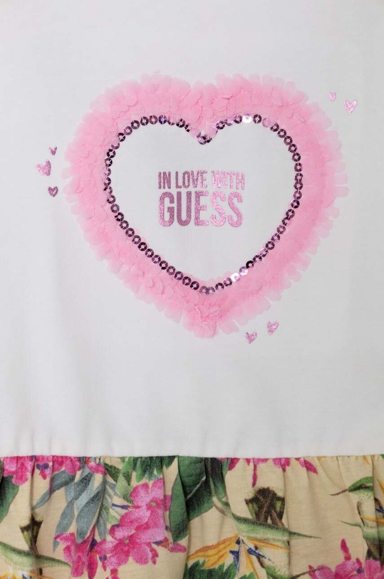 Dziewczynka Guess t-shirt dziecięcy K4GI15.K6YW3.PPYH biały