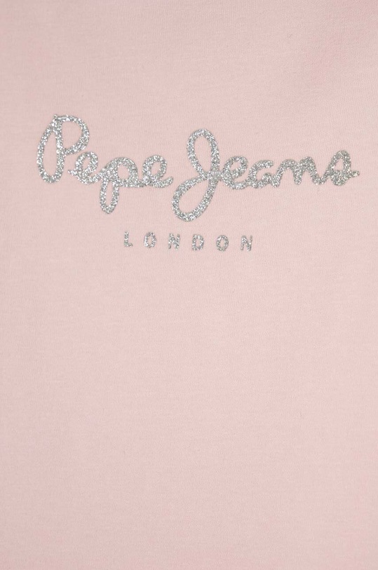 Fete Pepe Jeans tricou copii HANA GLITTER PG503064 roz
