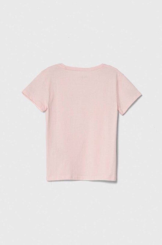 Детская хлопковая футболка Pepe Jeans NINA PG503068 розовый SS24