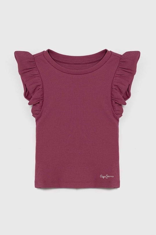Pepe Jeans tricou copii QUANISE uni violet PG503086