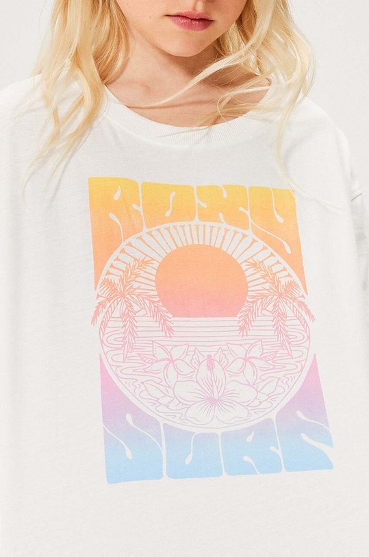 Roxy tricou din bumbac GONE TOCALIFORA alb ERGZT04041