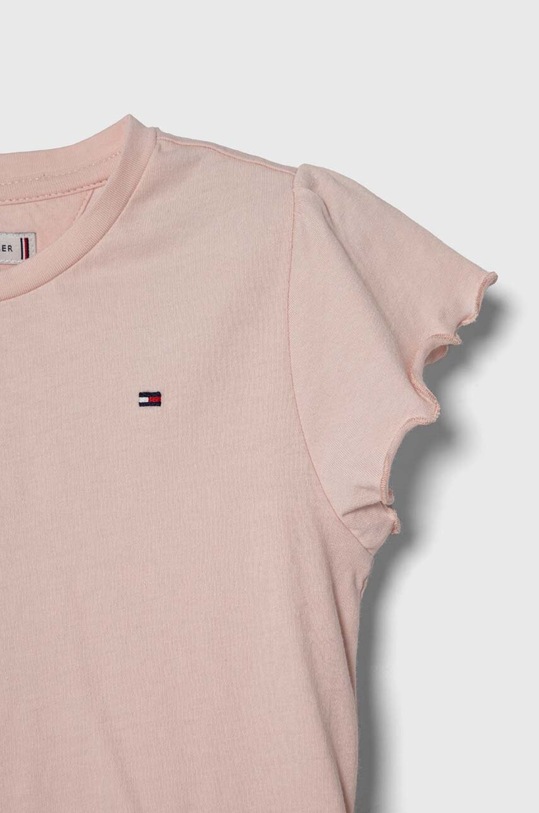 Dziewczynka Tommy Hilfiger t-shirt dziecięcy KG0KG07052.116.122.PPYH różowy