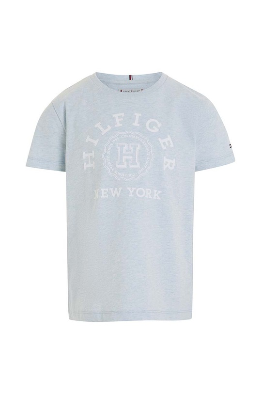 Tommy Hilfiger t-shirt bawełniany dziecięcy KG0KG07855.116.122.PPYH niebieski SS24