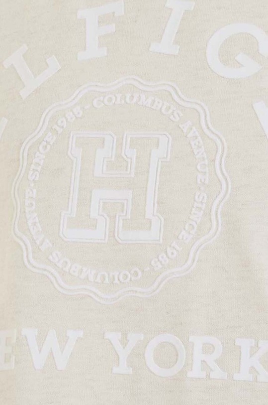 Tommy Hilfiger t-shirt bawełniany dziecięcy beżowy KG0KG07855.116.122.PPYH