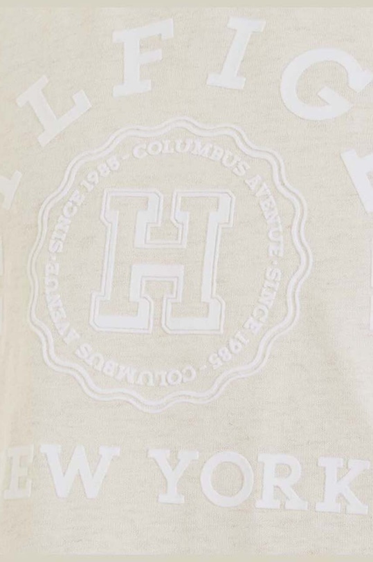 Tommy Hilfiger t-shirt bawełniany dziecięcy beżowy KG0KG07855.128.176.PPYH
