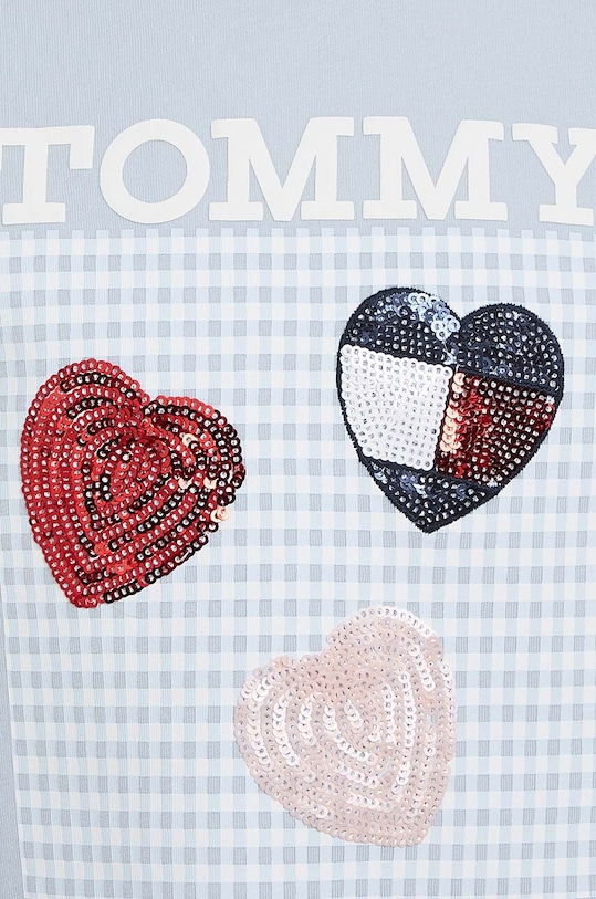 Dievča Detské bavlnené tričko Tommy Hilfiger KG0KG07970.74.116.PPYH modrá