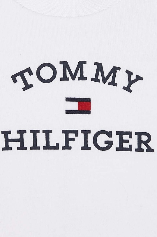Dziewczynka Tommy Hilfiger t-shirt niemowlęcy KN0KN01805.PPYH biały