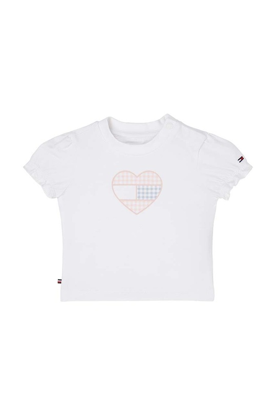 Tommy Hilfiger tricou bebe print alb KN0KN01807.PPYH