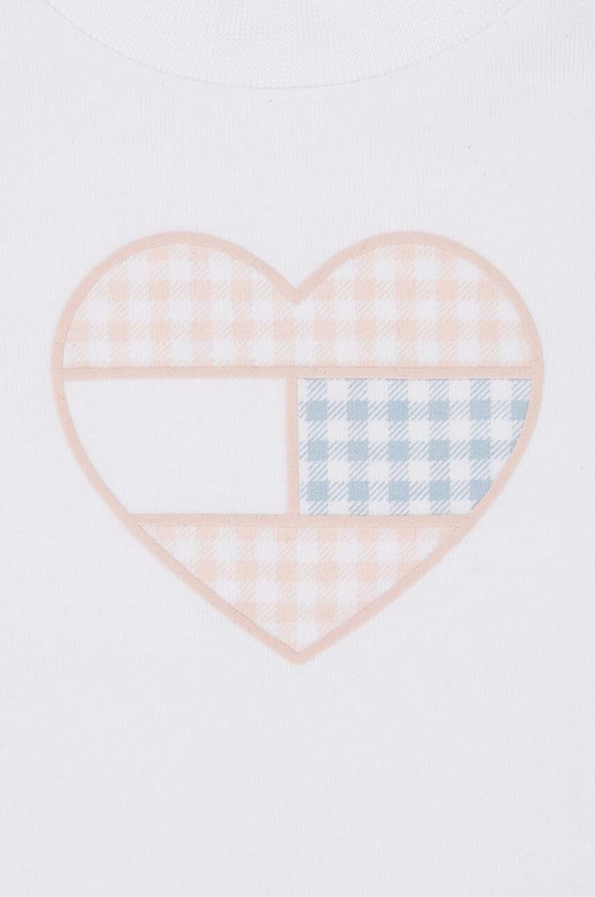 Dziewczynka Tommy Hilfiger t-shirt niemowlęcy KN0KN01807.PPYH biały