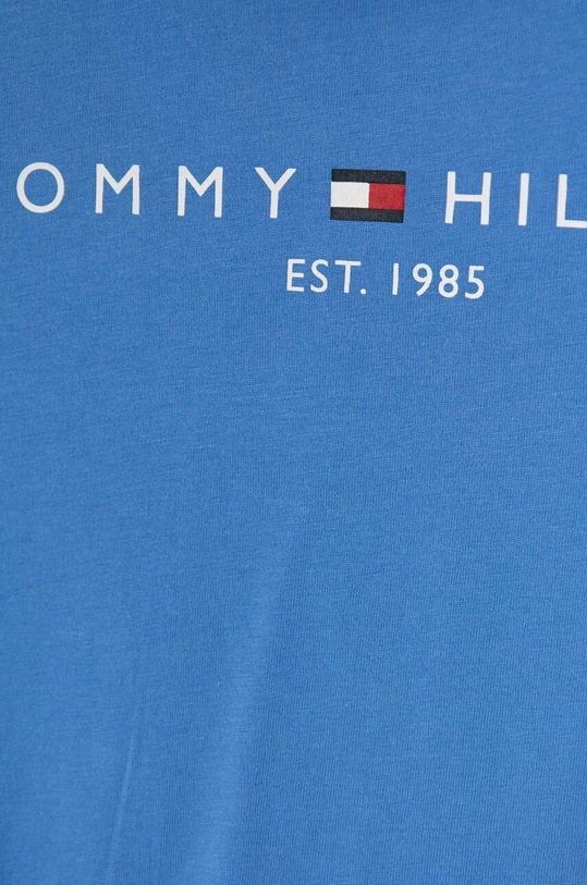 Dziewczynka Tommy Hilfiger t-shirt bawełniany dziecięcy KS0KS00397.92.122.PPYH niebieski