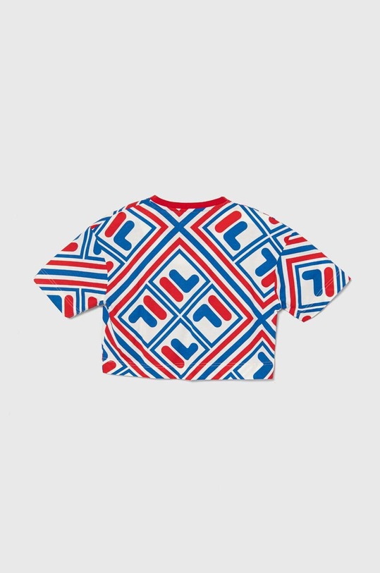Детская хлопковая футболка Fila LANGENHAGEN FAT0487 красный SS24