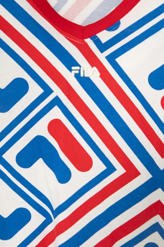 Девочка Детская хлопковая футболка Fila LANGENHAGEN FAT0487 красный