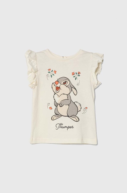 Βρεφικό βαμβακερό τοπ zippy x Disney βαμβάκι μπεζ 3105888901