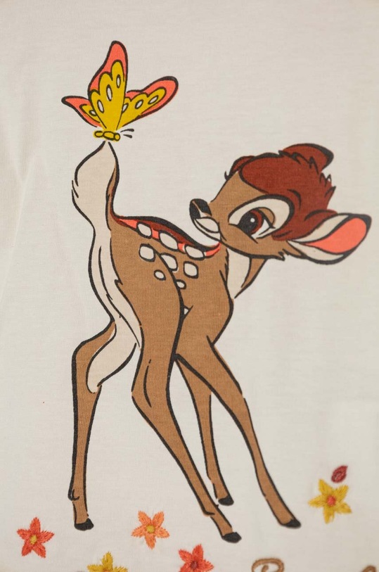 Девочка Детская хлопковая футболка zippy x Disney 3105904001 бежевый