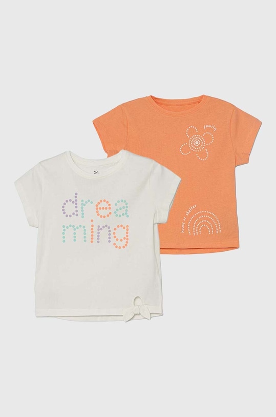 zippy tricou de bumbac pentru copii print alb 3105923201