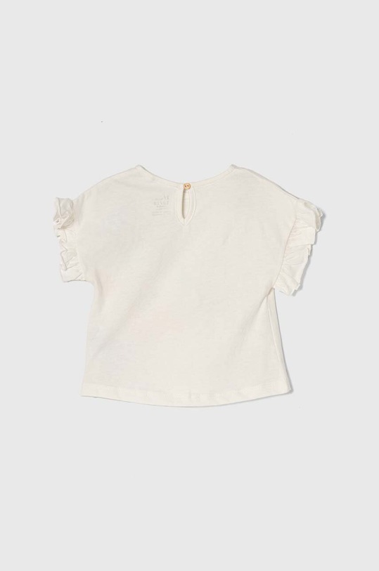zippy t-shirt bawełniany niemowlęcy 3105930701 biały SS24