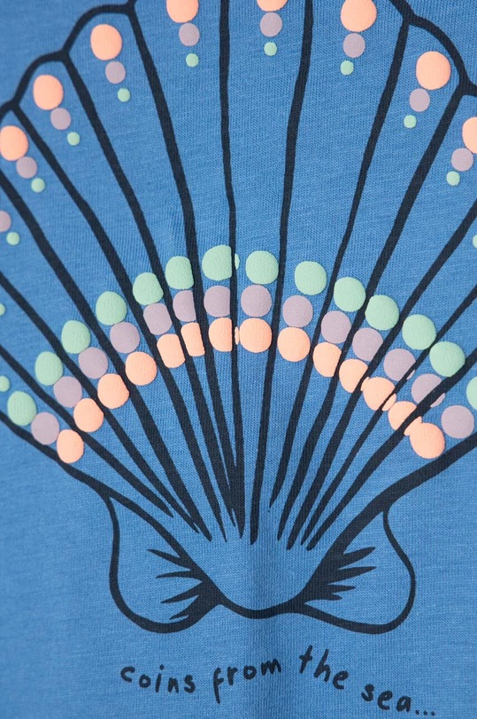 Dziewczynka zippy t-shirt bawełniany dziecięcy 3106071701 niebieski