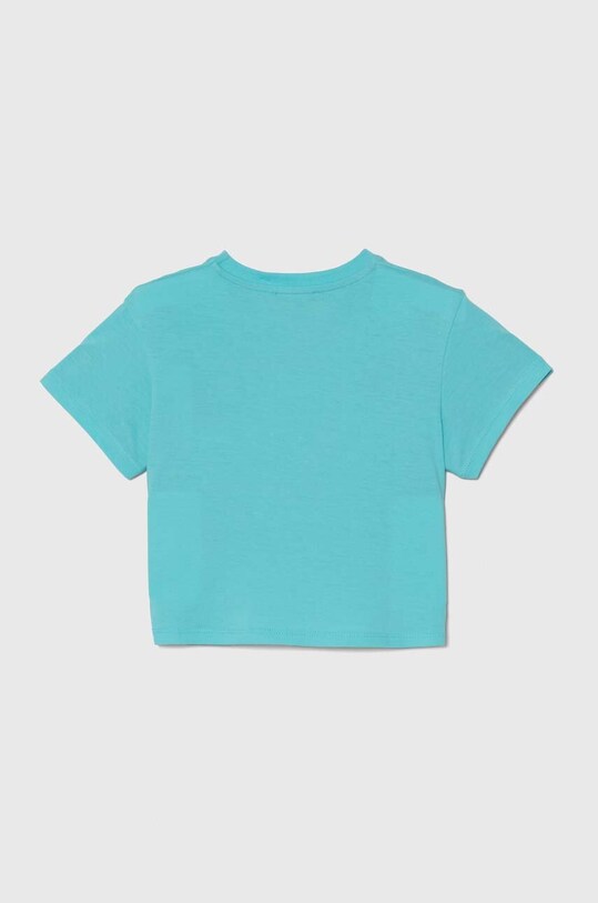 United Colors of Benetton tricou de bumbac pentru copii 3096G10HC.P.Seasonal turcoaz SS24