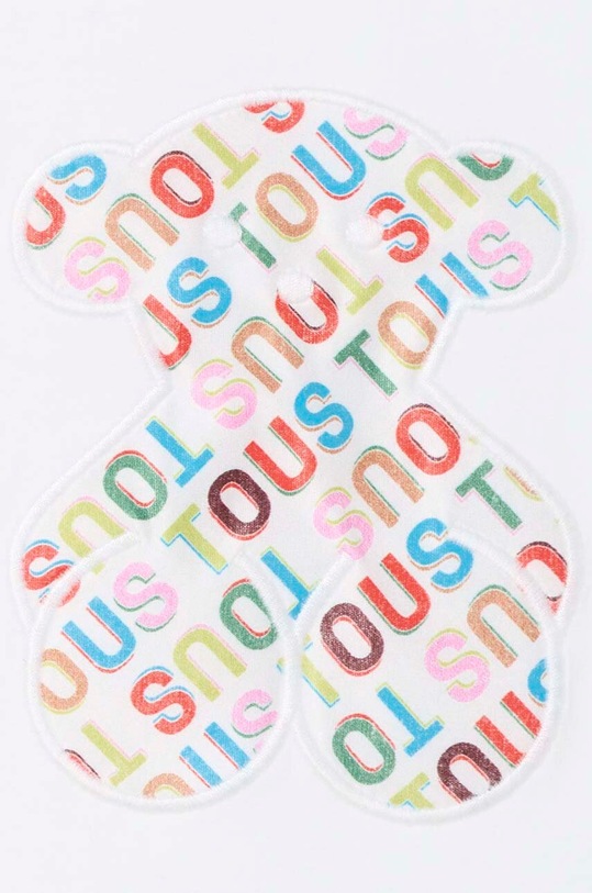 Момиче Детска памучна тениска Tous Logo.2002 бял