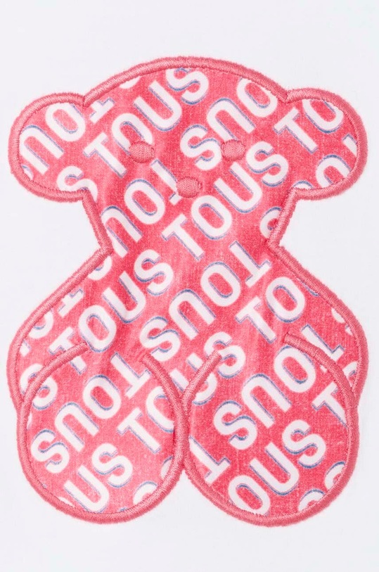 DÍVKA Dětské bavlněné tričko Tous Logo.2002 růžová