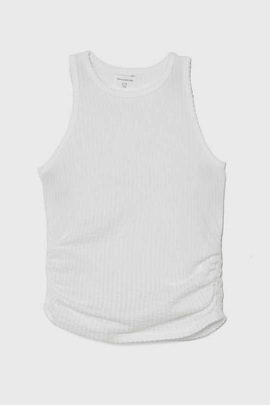 Dječji top Abercrombie & Fitch s elastinom bijela KI239.4072