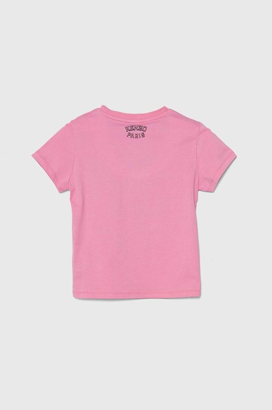 Момиче Детска памучна тениска Kenzo Kids K60836.114.150 розов