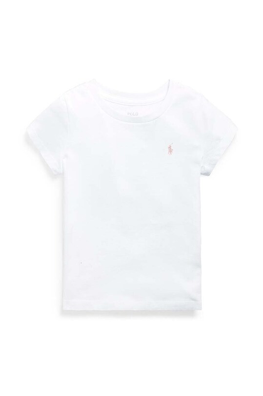 Polo Ralph Lauren tricou de bumbac pentru copii uni alb 312833549064