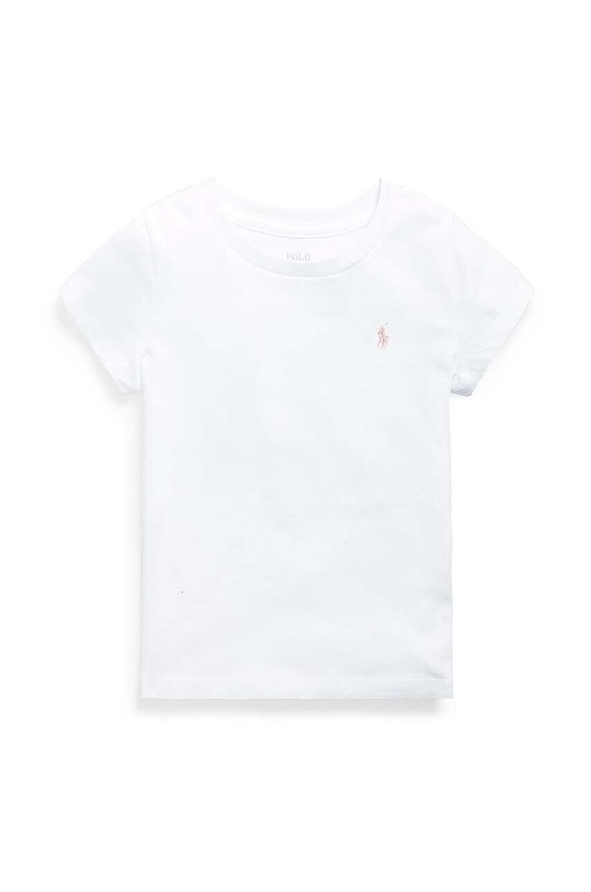 Παιδικό βαμβακερό μπλουζάκι Polo Ralph Lauren βαμβάκι λευκό 312833549064