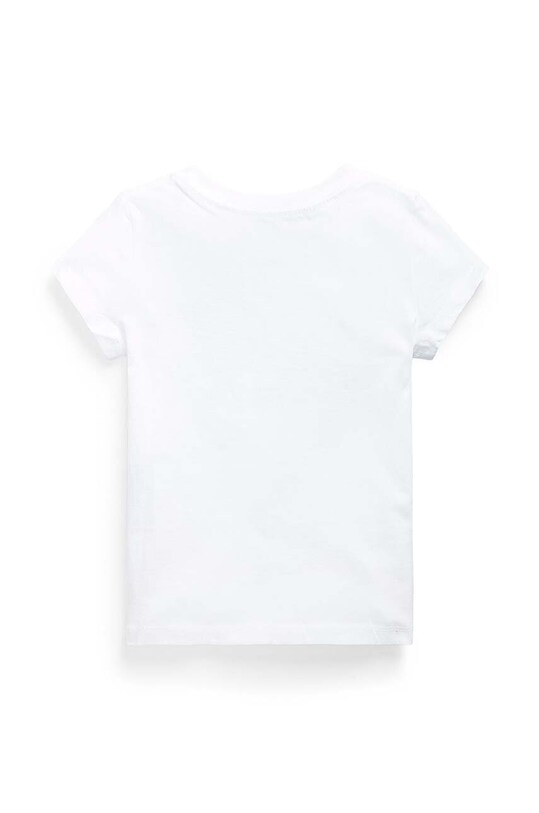 Polo Ralph Lauren tricou de bumbac pentru copii 312833549064 alb AW24