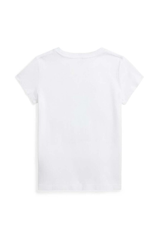 Detské bavlnené tričko Polo Ralph Lauren 312942856001 biela AW24