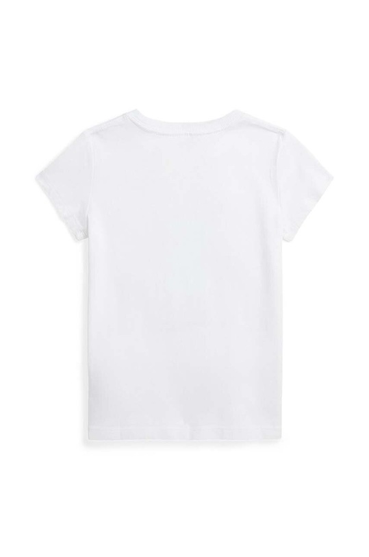 Polo Ralph Lauren tricou de bumbac pentru copii 312942856001 alb AW24