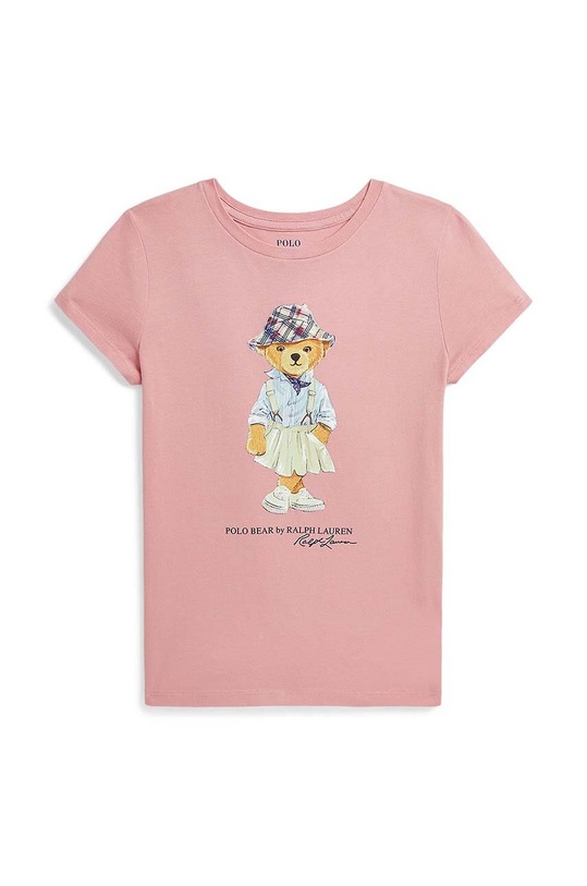 Polo Ralph Lauren gyerek pamut póló pamut rózsaszín 313941151001
