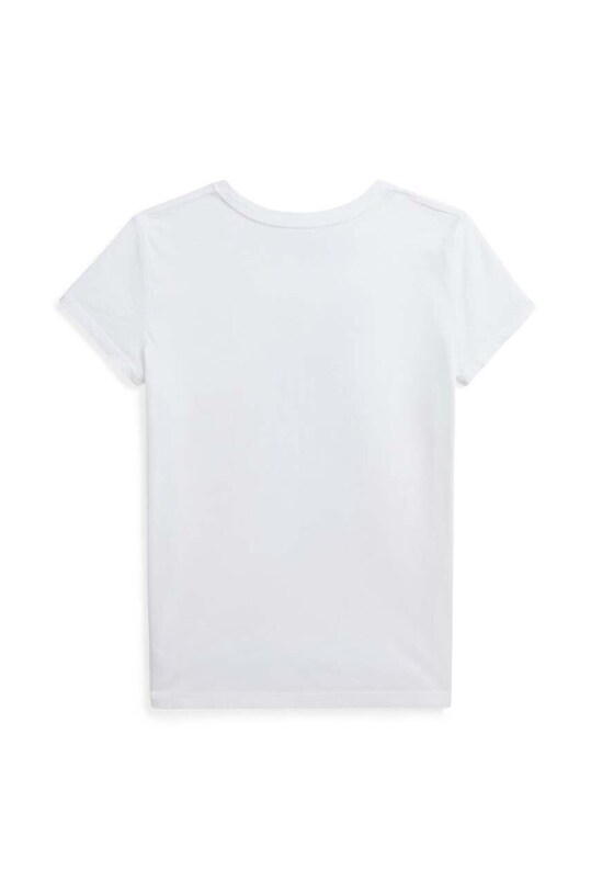 Detské bavlnené tričko Polo Ralph Lauren 313942856001 biela AW24