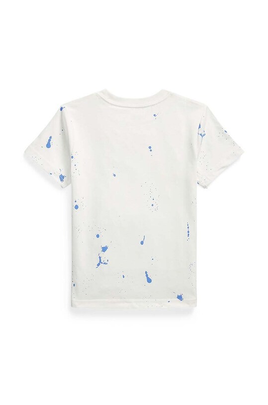 Детска памучна тениска Polo Ralph Lauren 322925604001 бял SS24
