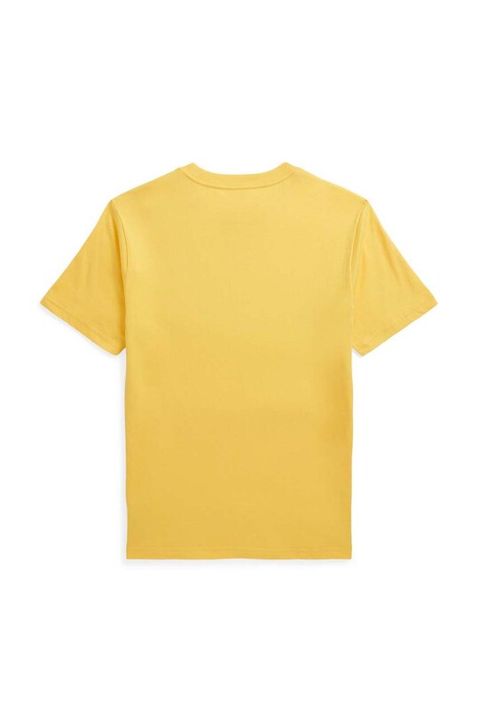 Παιδικό βαμβακερό μπλουζάκι Polo Ralph Lauren 323832904138 κίτρινο SS24