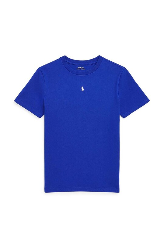 Polo Ralph Lauren tricou de bumbac pentru copii uni albastru 323891795003