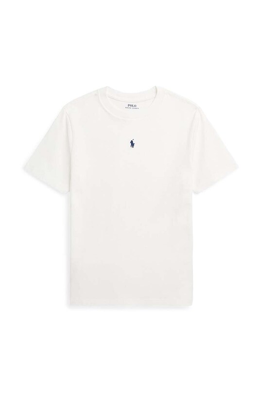 Παιδικό βαμβακερό μπλουζάκι Polo Ralph Lauren βαμβάκι λευκό 323891795014