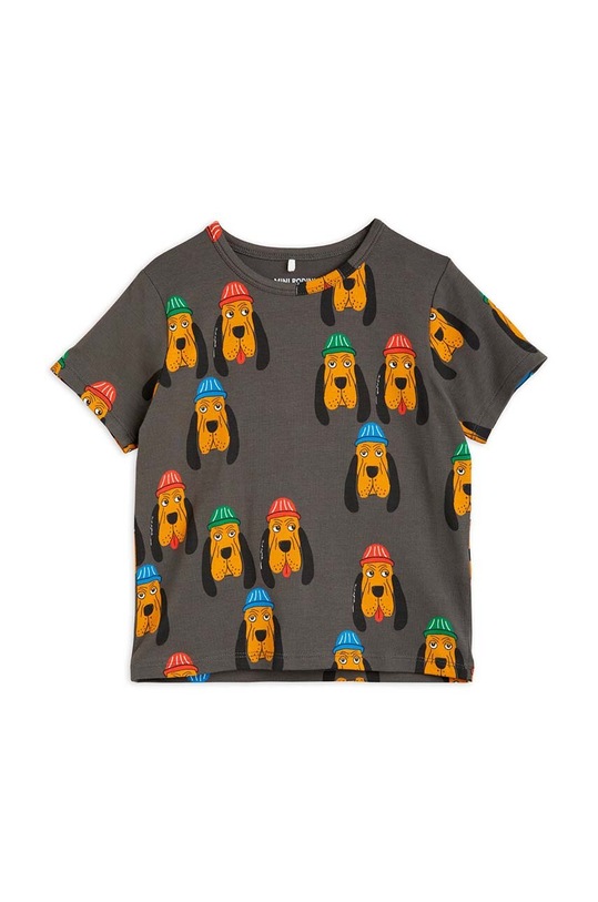 Mini Rodini t-shirt dziecięcy wzorzyste szary 2412011297
