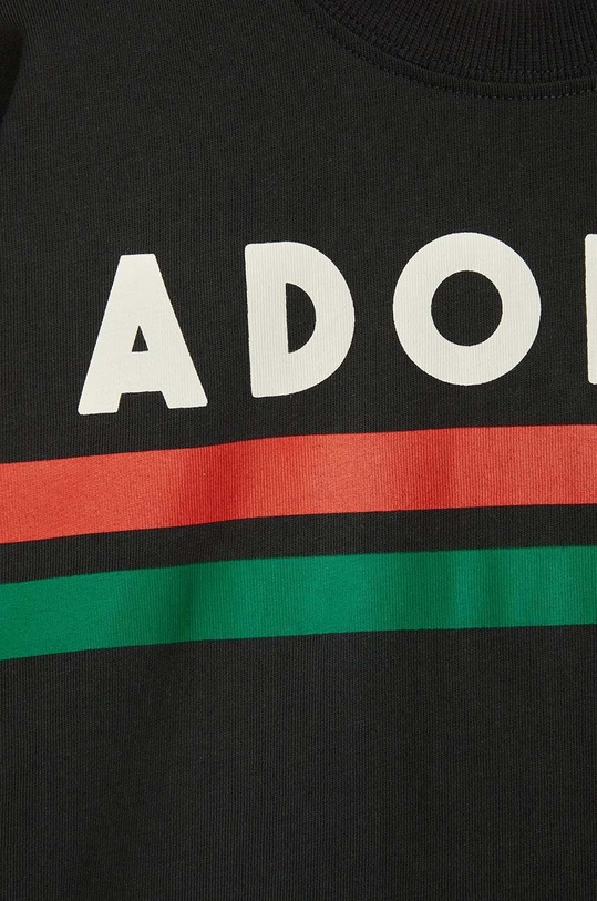 Mini Rodini t-shirt bawełniany dziecięcy czarny 2412012199