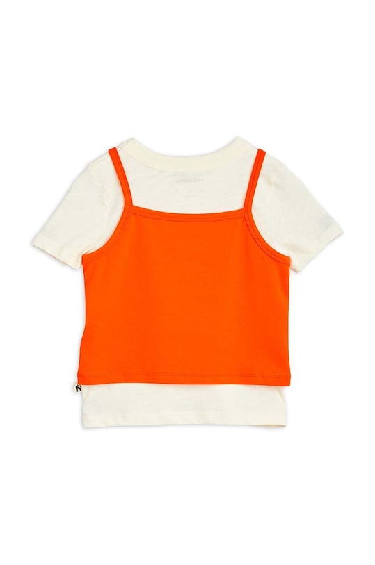 Chłopiec Mini Rodini t-shirt bawełniany dziecięcy 2412012300 pomarańczowy