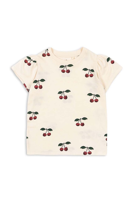 Konges Sløjd tricou de bumbac pentru copii print rosu KS100258