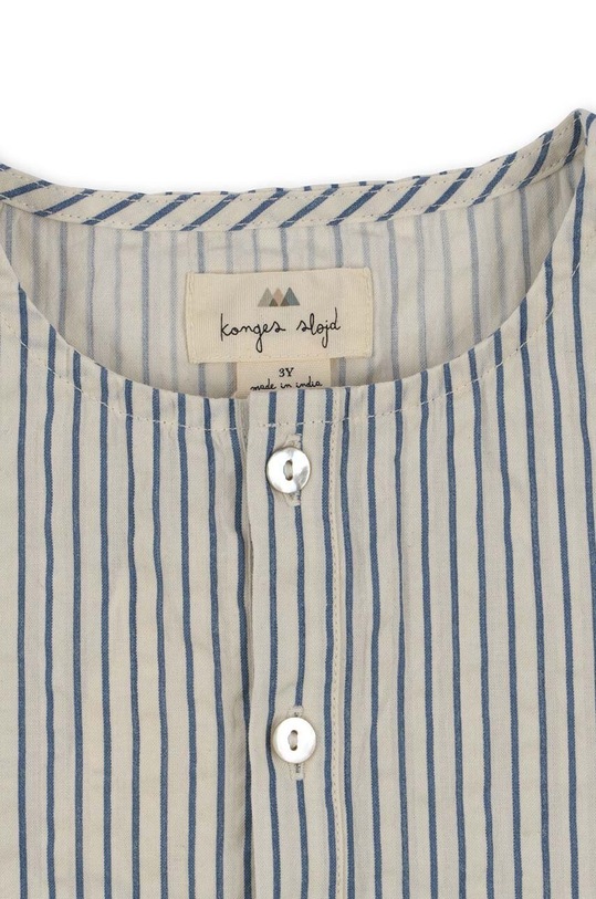 Детская хлопковая футболка Konges Sløjd голубой KS100053