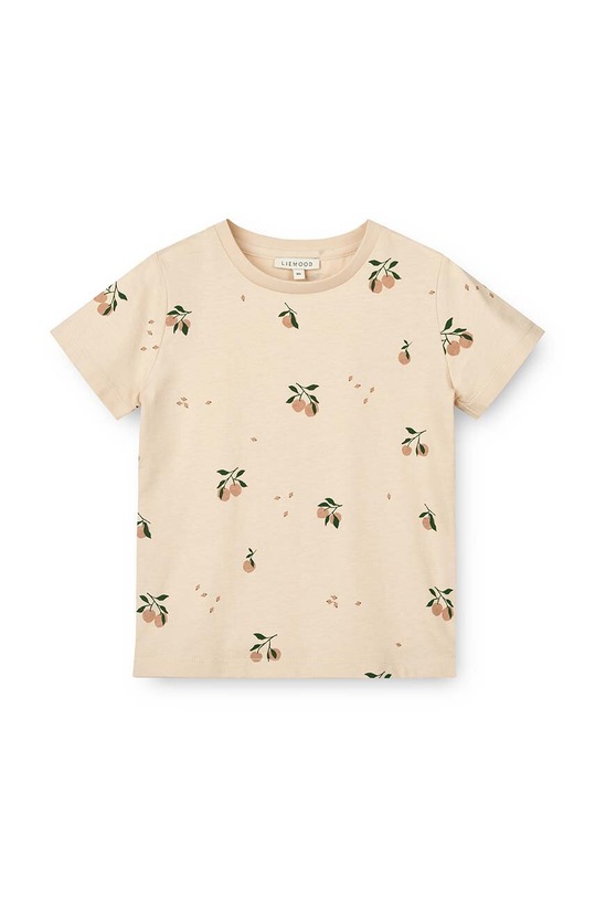 Бавовняна футболка для немовлят Liewood Apia Baby Printed Shortsleeve T-shirt бавовна рожевий LW18826