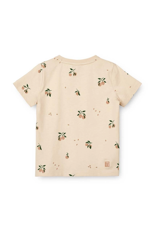 Liewood t-shirt bawełniany niemowlęcy Apia Baby Printed Shortsleeve T-shirt LW18826 różowy SS24