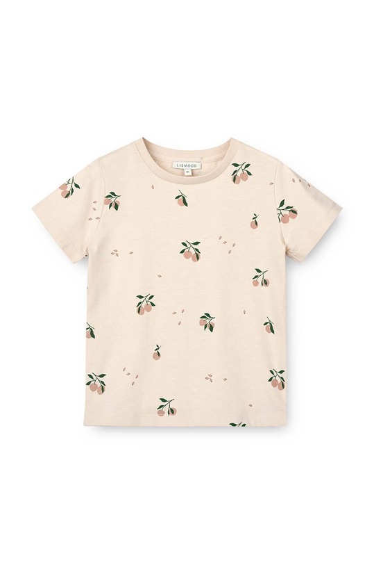 Apia Placement T Shirt in Cat/Tuscany Rose by Liewood