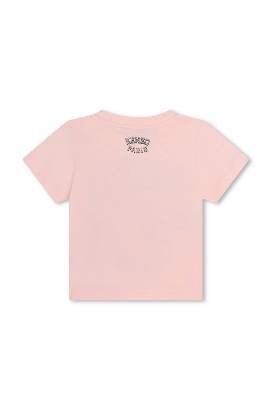Detské bavlnené tričko Kenzo Kids K60381. ružová SS24