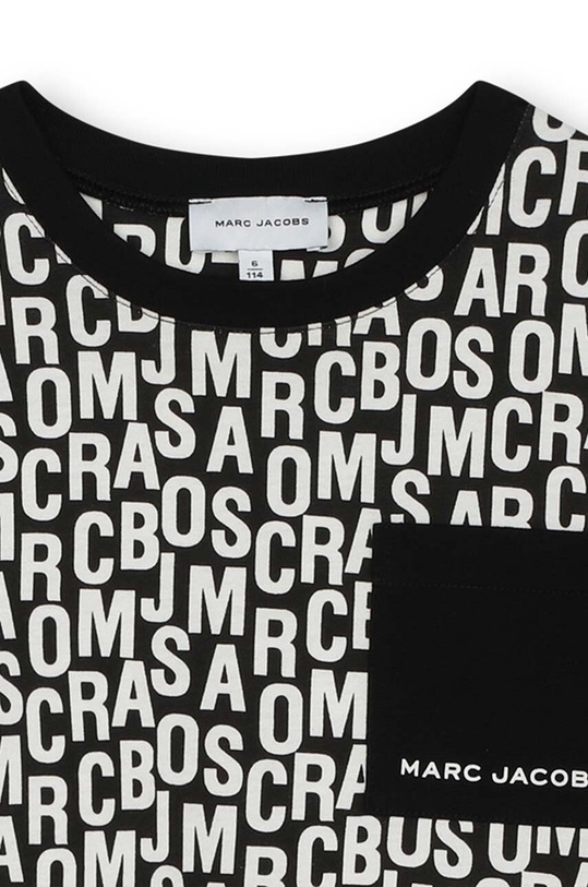 Marc Jacobs gyerek pamut póló fekete W60143.162